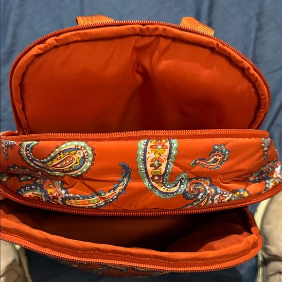 Vera Bradley Orange Quilted Bag - Picture 4 of 12